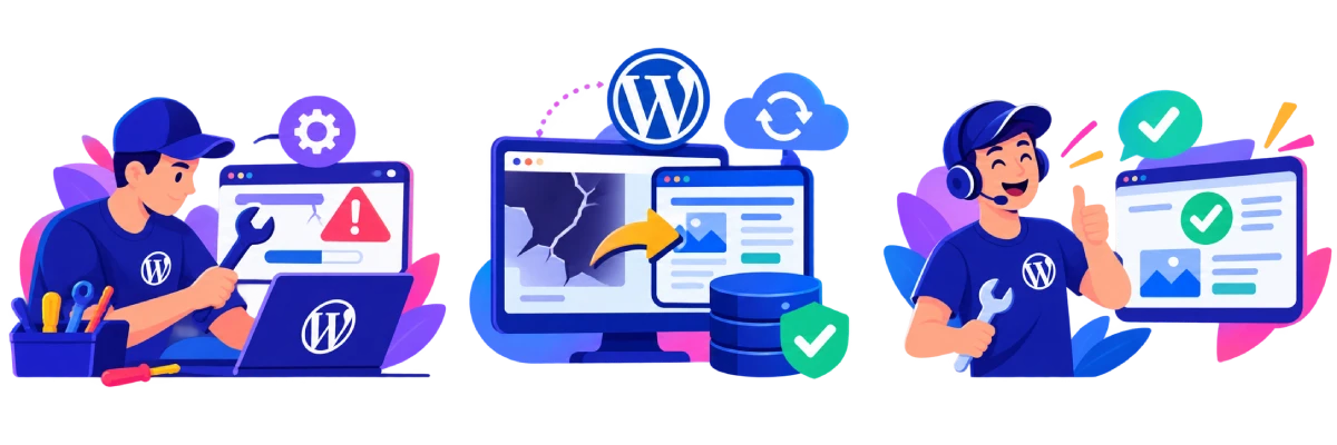 Dépannage WordPress : site en panne remis en ligne